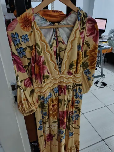 vestido farm estampado floral g