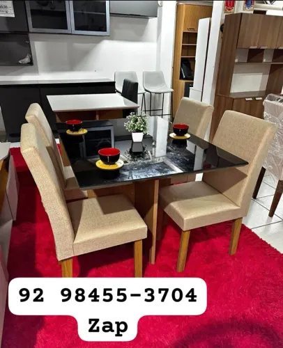 Mesa de jantar 4 lugares -- a pronta entrega. *!*!
