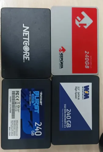 Pack 4 unid SSD 240 GB cada + cabo adpatador USB 3.0