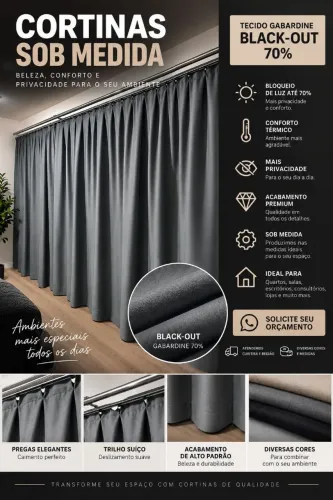 Cortinas Sob Medida Alto Padrão