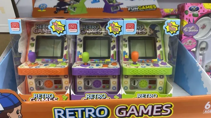 Mini flíper game retrô tetris 