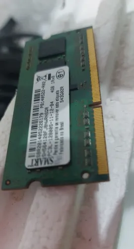 Memória RAM para Notebook 4GB DDR3 1600MHz SMART- Testada e Funcional