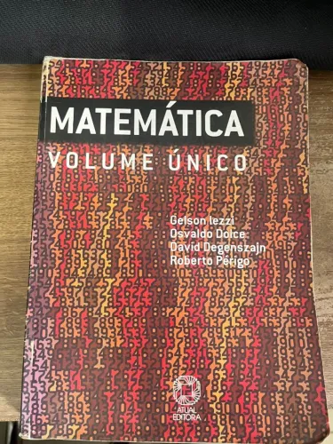 MATEMÁTICA VOL ÚNICO - GELSON IEZZI