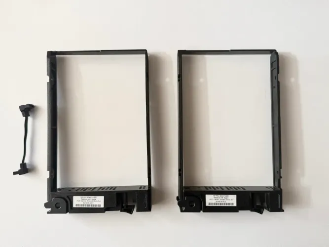 Raridade - Kit 2 Gavetas/Caddies HD 3,5? HP MicroServer N36L N40L N54L + Cabo SATA