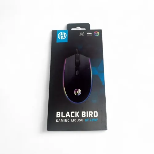 Mouse hoopson GT -1200 RGB gamer USB