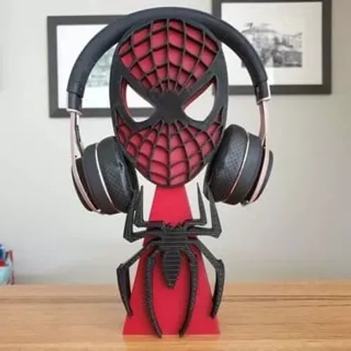 (Sob encomenda) Suporte de Headset Homem-Aranha - Marvel Edition
