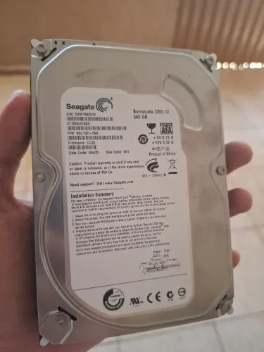 Disco Rígido HD Interno Seagate Barracuda 500GB SATA PC Computador