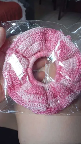 Xuxinha de cabelo crochê 