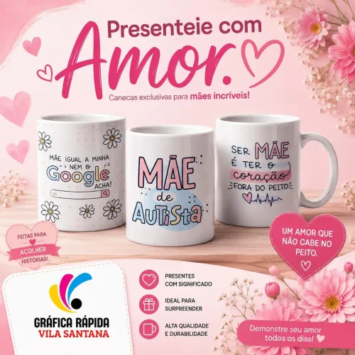 Caneca dia das mães 