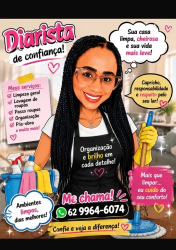 FAXINEIRA EXPERIENTE - LIMPEZA EM GERAL