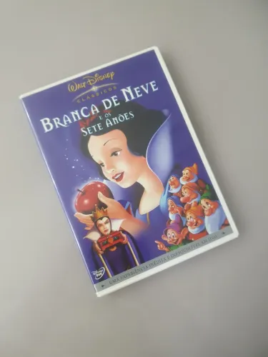 DVD Branca de Neve e os Sete Anões - Primeira Tiragem - Original e Usado