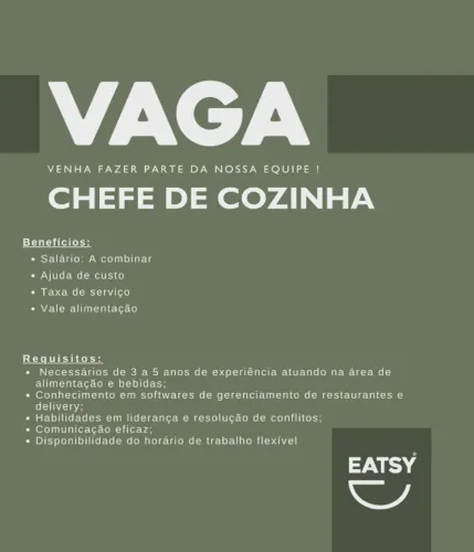 CHEFE DE COZINHA