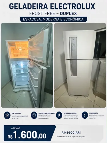 GELADEIRA ELETROLUX FROST FREE