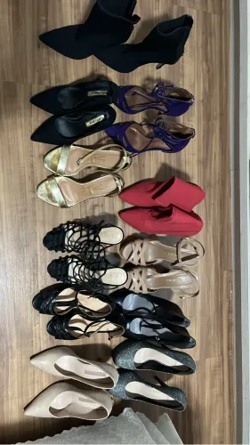 14 pares de calçados de marca número 36/37