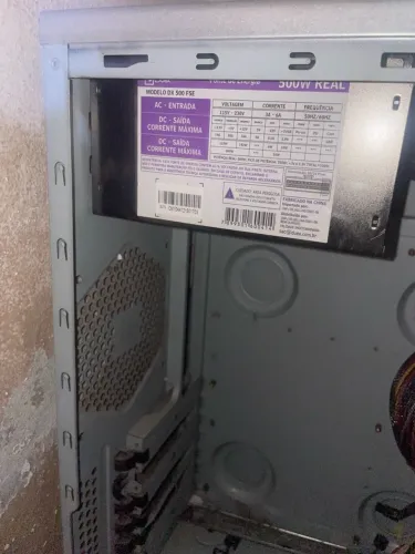 fonte 500w real modelo dx 500 fse