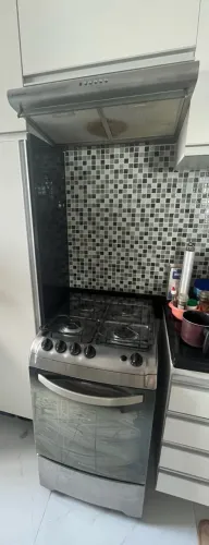 Fogão 4 Bocas com Sulgar Brastemp Inox