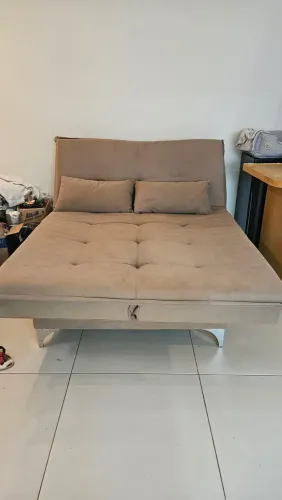 Sofa cama reclinável 2 lugares