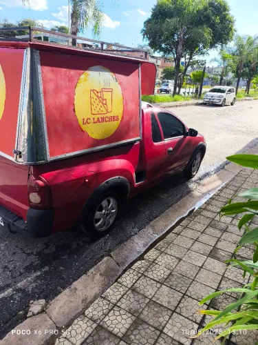 Estrutura de lanche para caminhonete