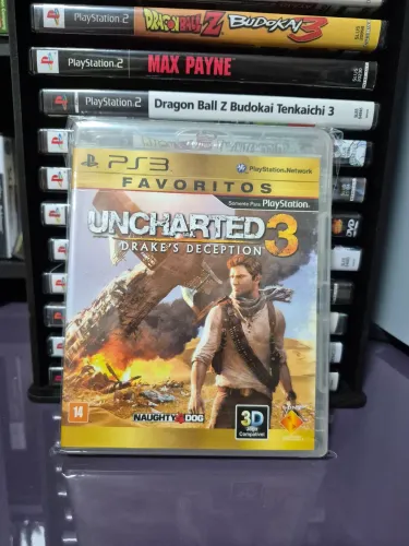 Uncharted 3 Favoritos Dub Ps3 Original 