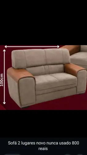 Sofá 2 lugares novo
