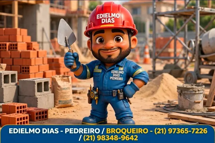 Pedreiro broqueiro 