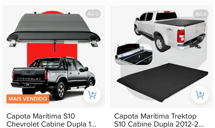 Capota Marítima S10 Nova