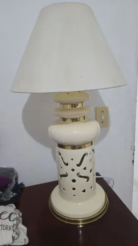 Abajour porcelana Vintage