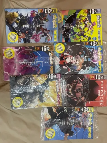 Hqs Fortnite x Marvel em ótimo estado.