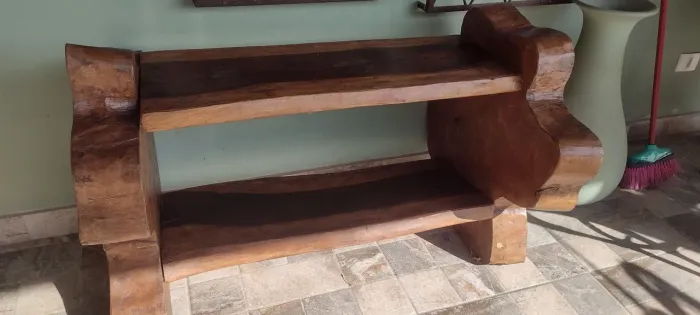 Estante rústica madeira maciça