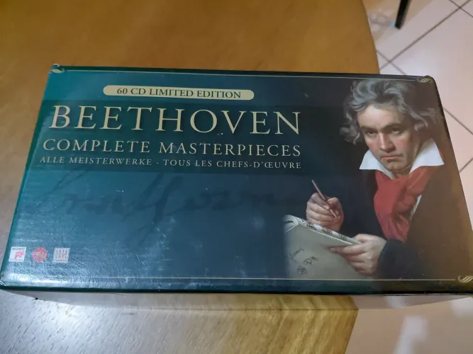 BEETHOVEN 60 CDS EDIÇÃO LIMITADA RELÍQUIA