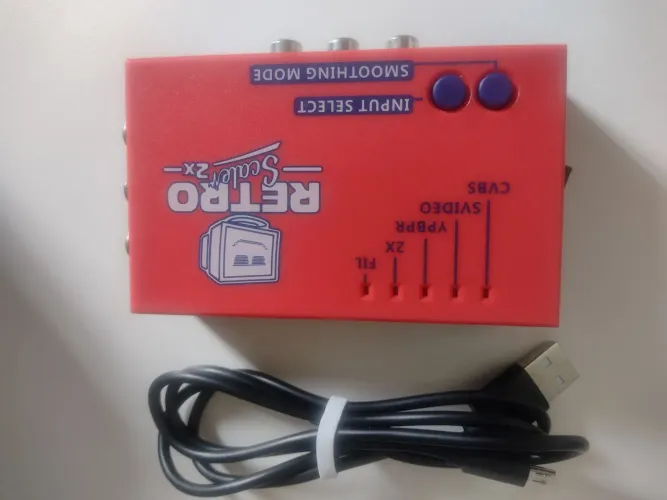 Retroscaler 2x na caixa completo