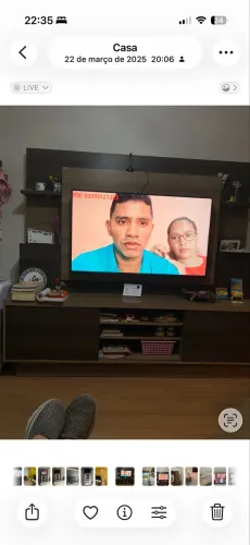TV LG 50 com defeito 