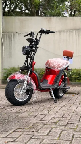 Scooter Eletrica X12 Premium Panda Vermelha
