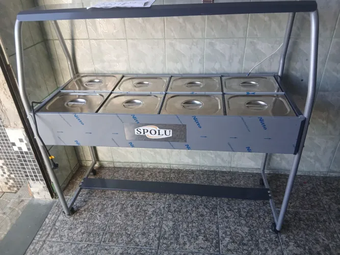 Buffet termico 8 copartimentos