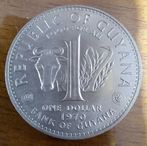 Moeda Guiana 35,5mm