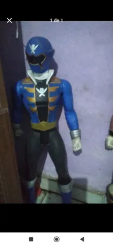 Boneco do Power Rangers azul antigo