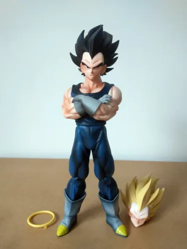 Action Figure Vegeta Dragon Ball Z DBZ Auréola Anjo SSJ