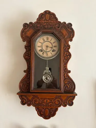RELÓGIO DE PAREDE ANSONIA Séc XIX