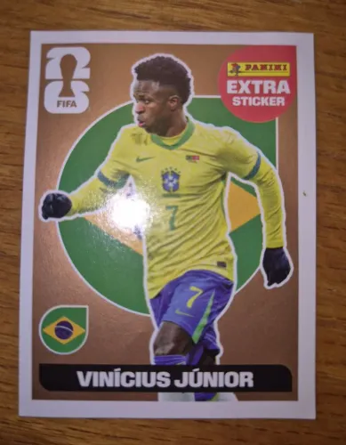Figurinha Vini Jr bronze