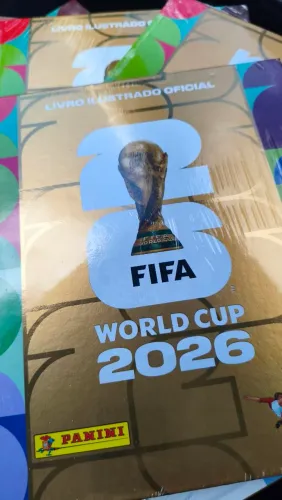 Álbum copa do mundo capa ouro 2026