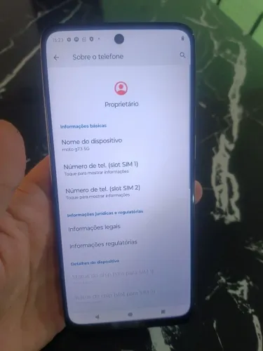 Celular moto g73 5g!