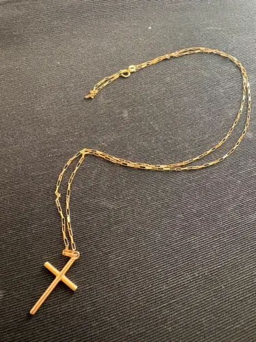 Cordão de ouro 18 k trabalhado