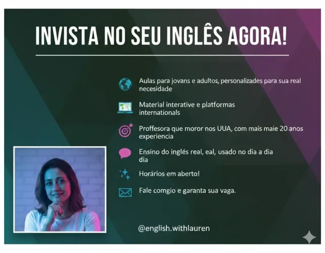 Aulas de inglês on line