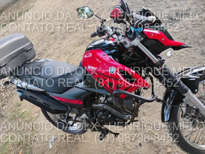 Yamaha Crosser 150 S ABS 2022/2023 Vermelha - Impecável + Acessórios