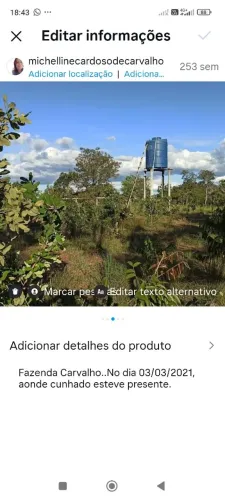 Fazenda Tia Míruca. No município São Gonçalo do Abaeté