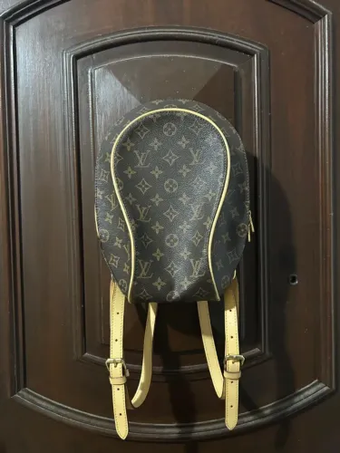Mochila Louis Vuitton Monogram - couro natural - vintage