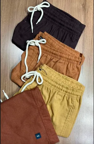 Short vôlei linho