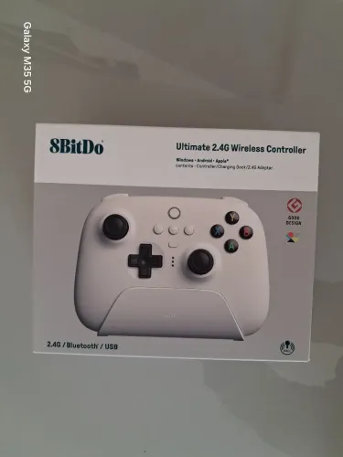 Controle 8bitDo Ultimate Wireless + Dock Original na Caixa