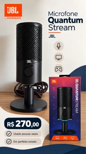 Microfone Quantum Stream JBL