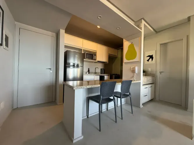 Solar Da Cardeal | Apt 1 quarto com 44m² | Porteira Fechada e bem Decorado | Vista Mar | 1
